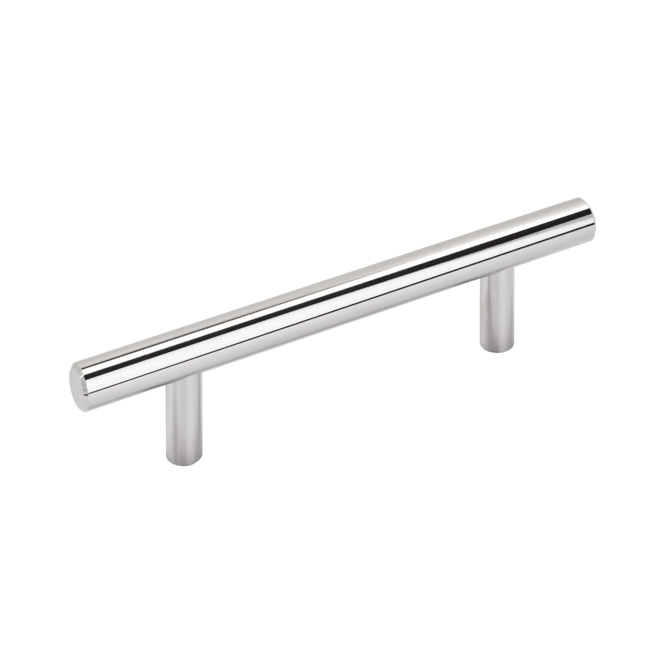 Bar Pulls 33/4 inch (96mm) CentertoCenter Polished Chrome Cabinet Pull