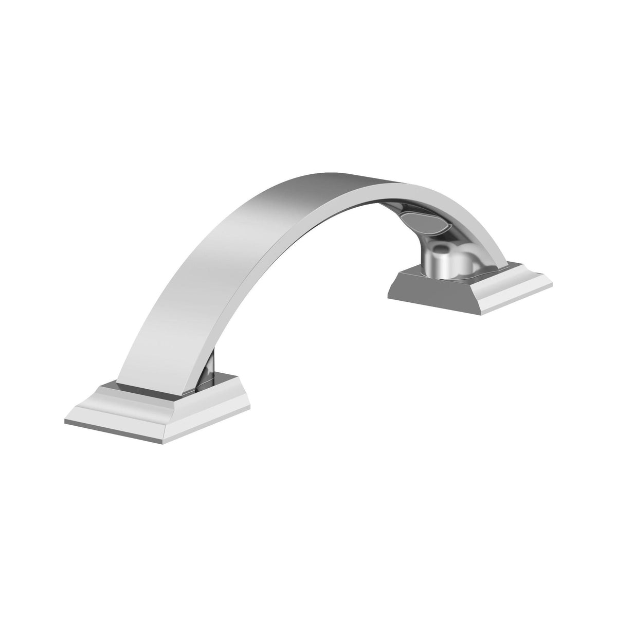 Candler 3 inch (76mm) CentertoCenter Polished Chrome Cabinet Pull