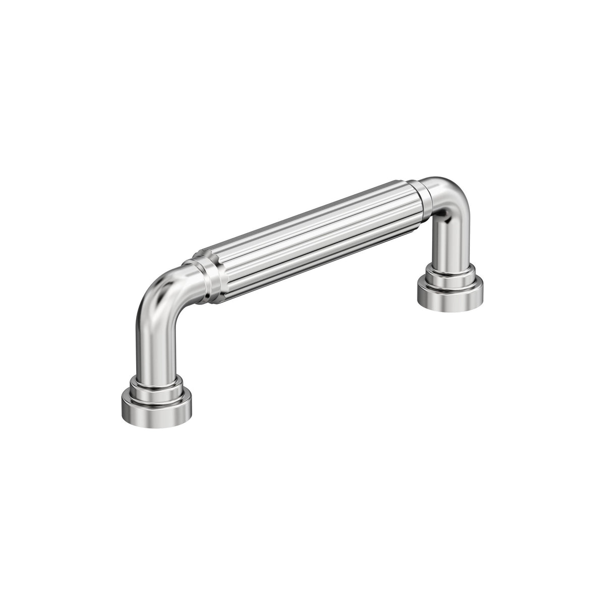 Cowrie 33/4 inch (96mm) CentertoCenter Polished Chrome Cabinet Pull