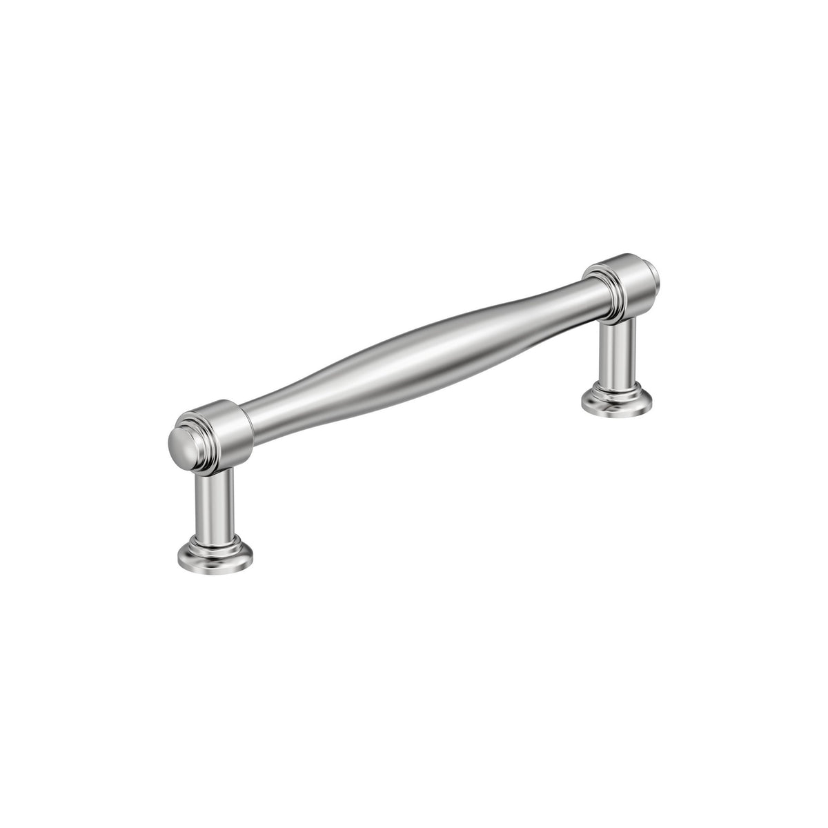 Enlivity 51/16 inch (128mm) CentertoCenter Polished Chrome Cabinet Pull