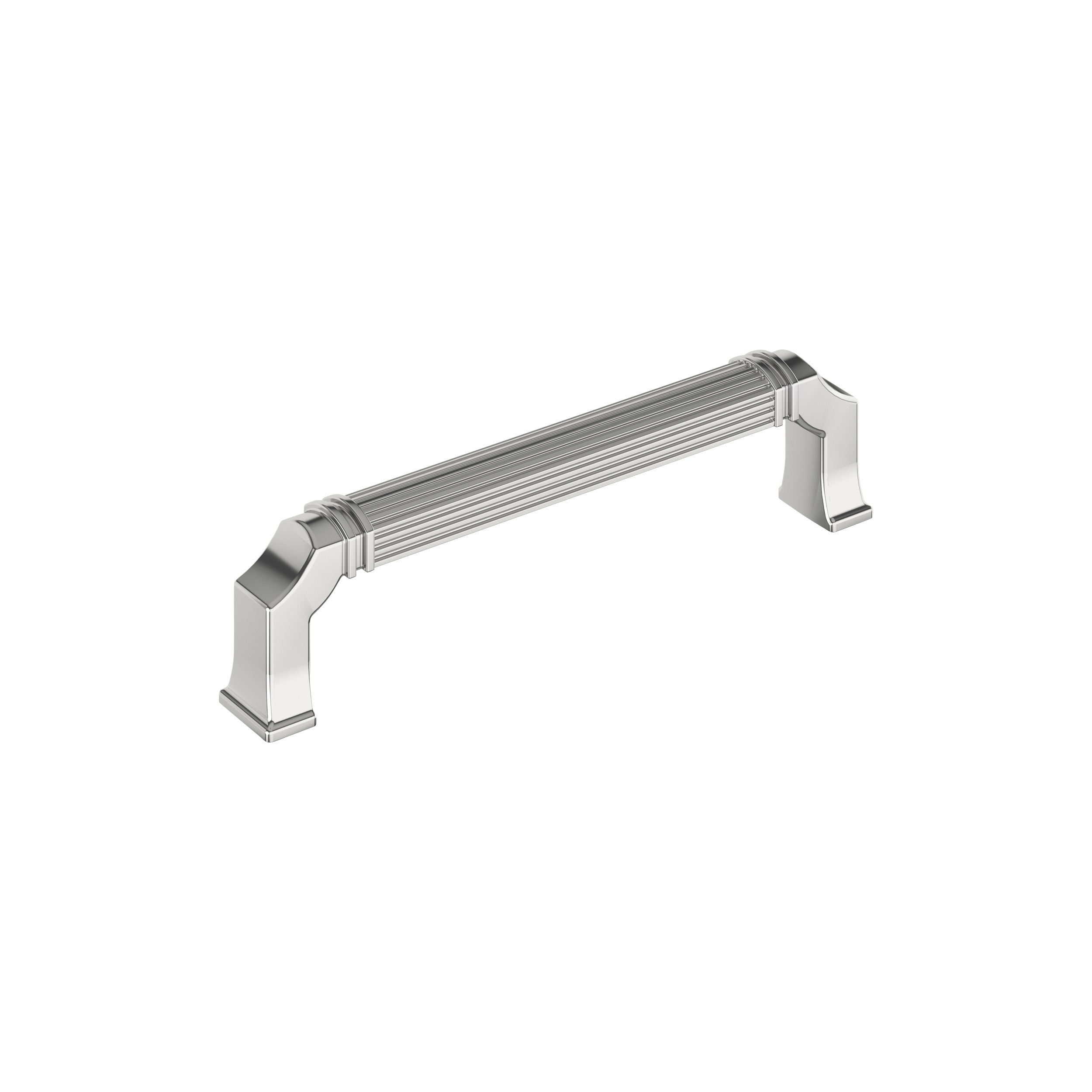 Townsend 5-1/16 inch (128mm) Center-to-Center Polished Chrome Cabinet Pull