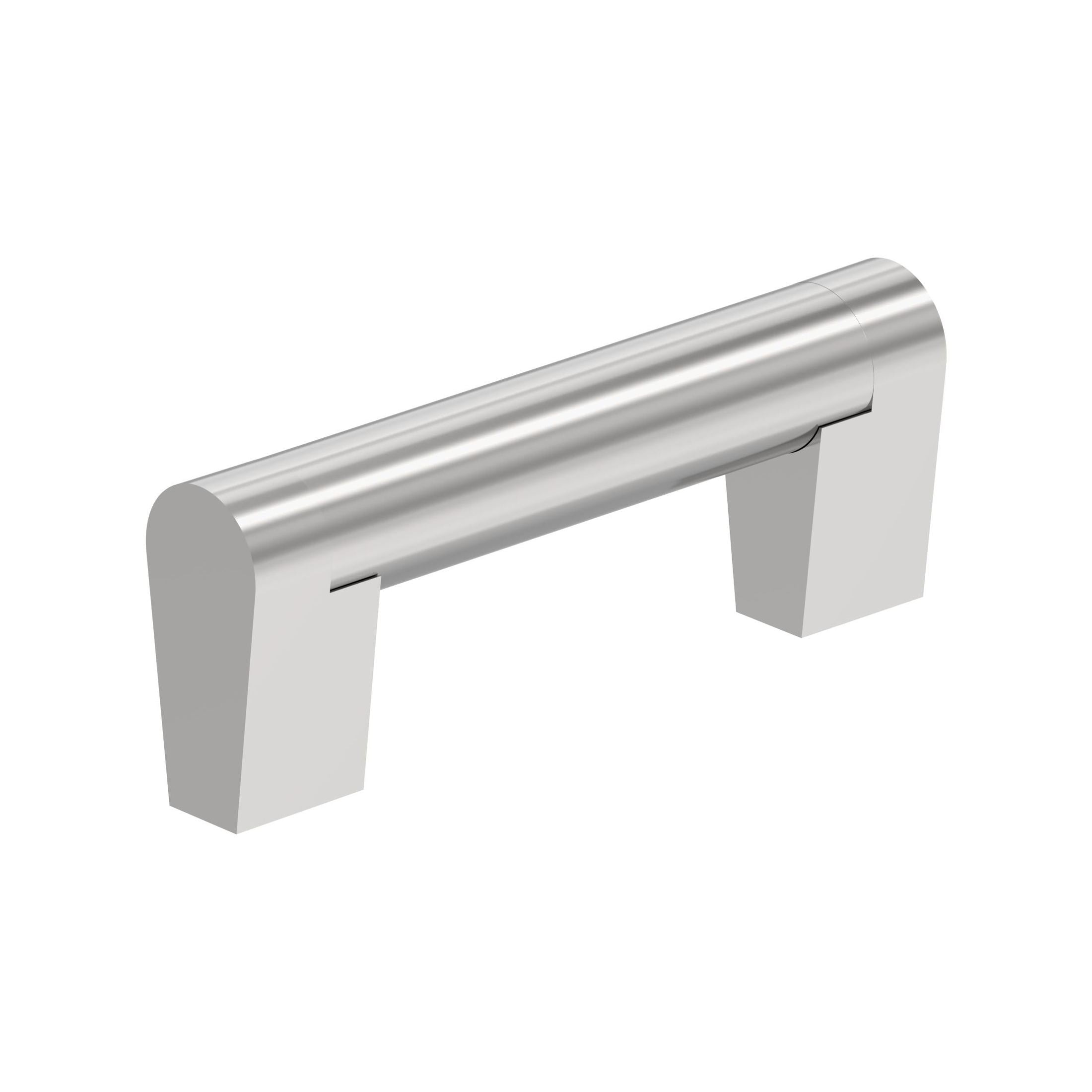 Composite 3 inch (76mm) CentertoCenter Polished Chrome Cabinet Pull