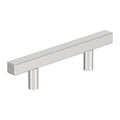 Bar Pulls Square 3 inch (76mm) CentertoCenter Polished Chrome Cabinet Pull