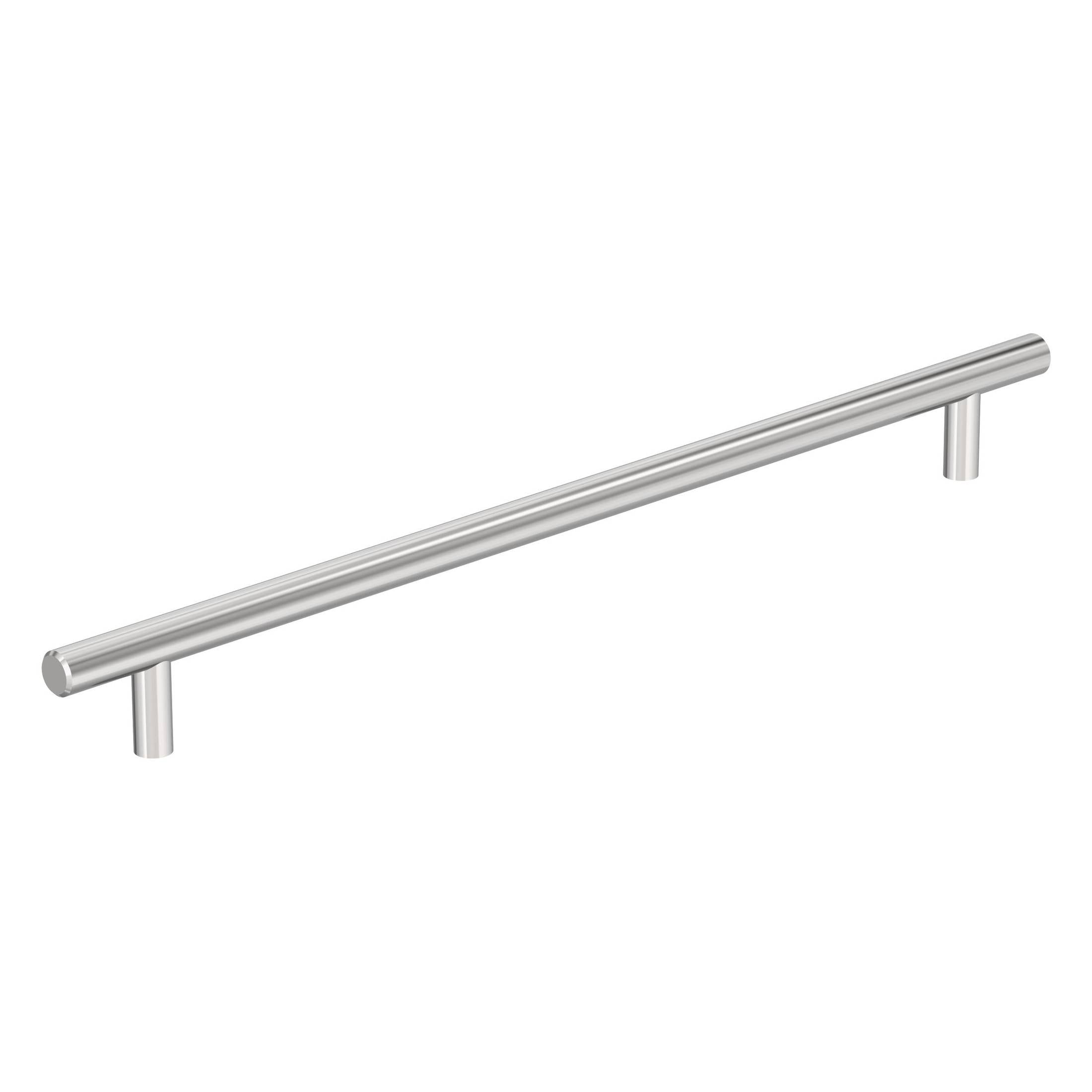 Bar Pulls Hollow 115/16 inch (288mm) CentertoCenter Polished Chrome Cabinet Pull