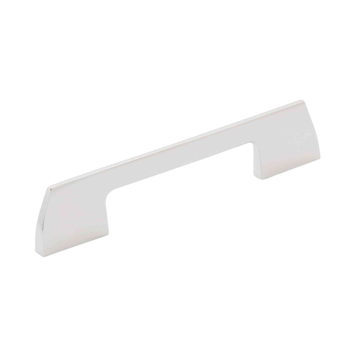 Angle 33/4 inch (96mm) CentertoCenter Polished Chrome Cabinet Pull