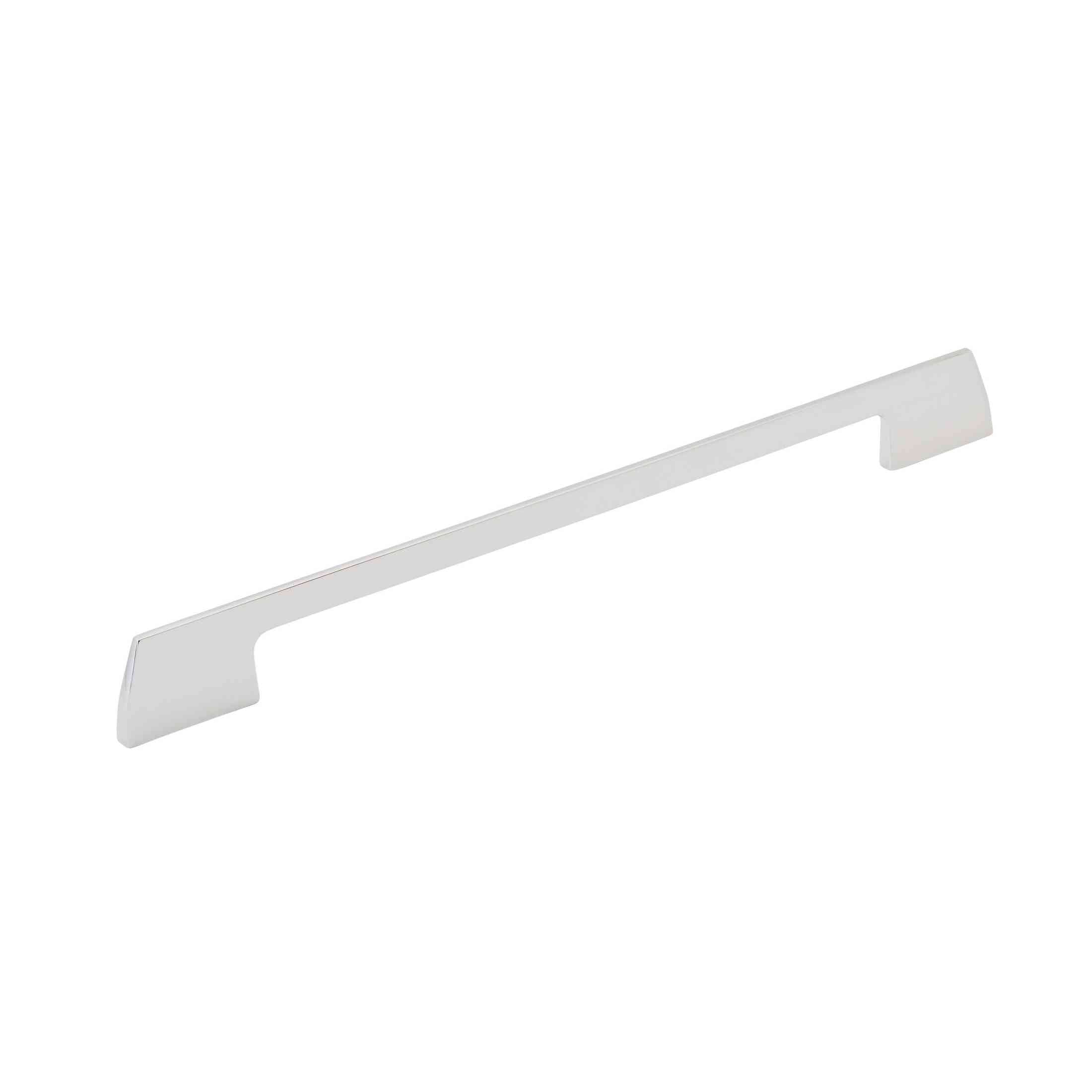 Angle 101/16 inch (256mm) CentertoCenter Polished Chrome Cabinet Pull