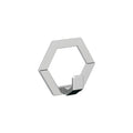 Prismo Single Prong Polished Chrome Decorative Wall Hook