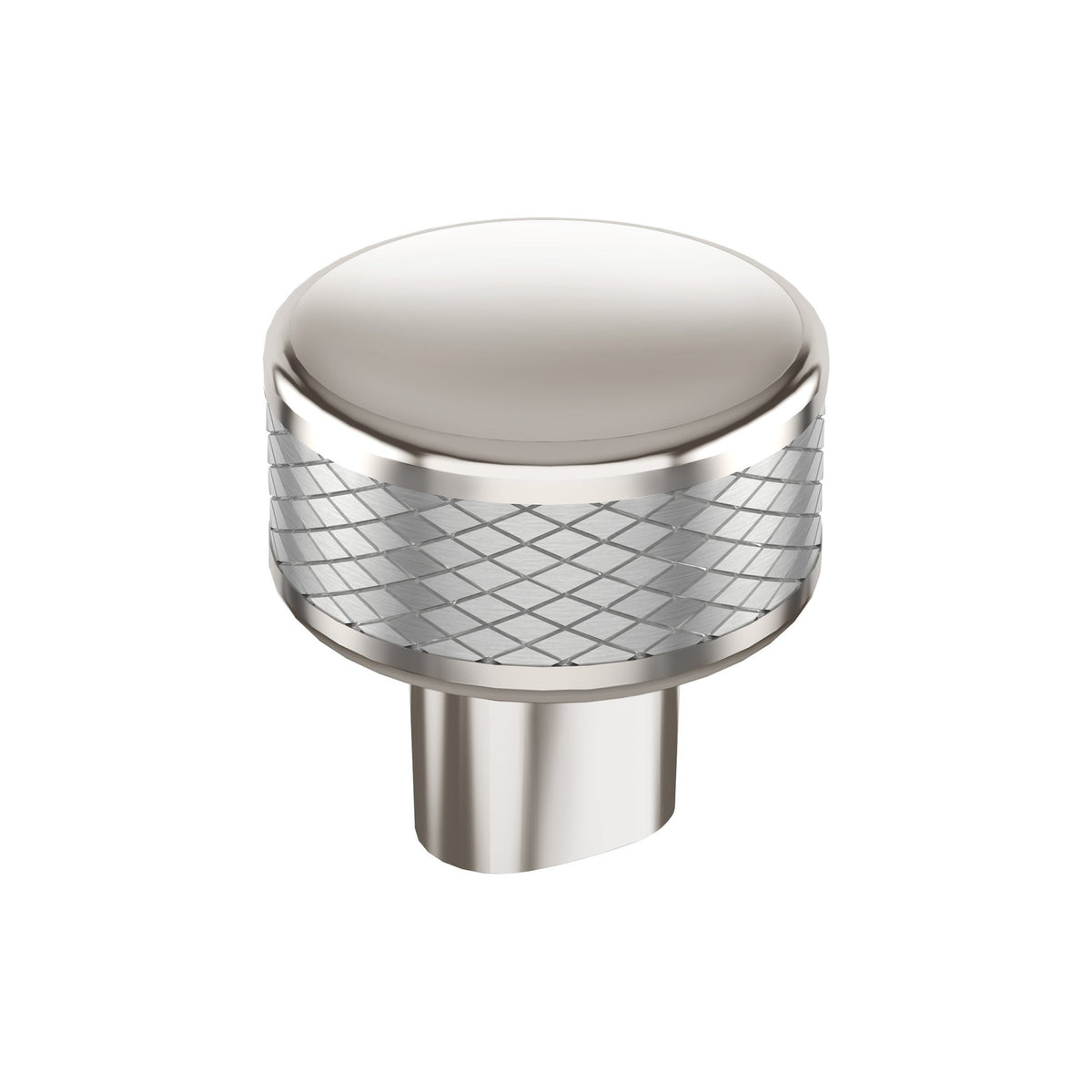 Esquire 11/4 inch (32mm) Diameter Polished Nickel/Stainless Steel Cabinet Knob
