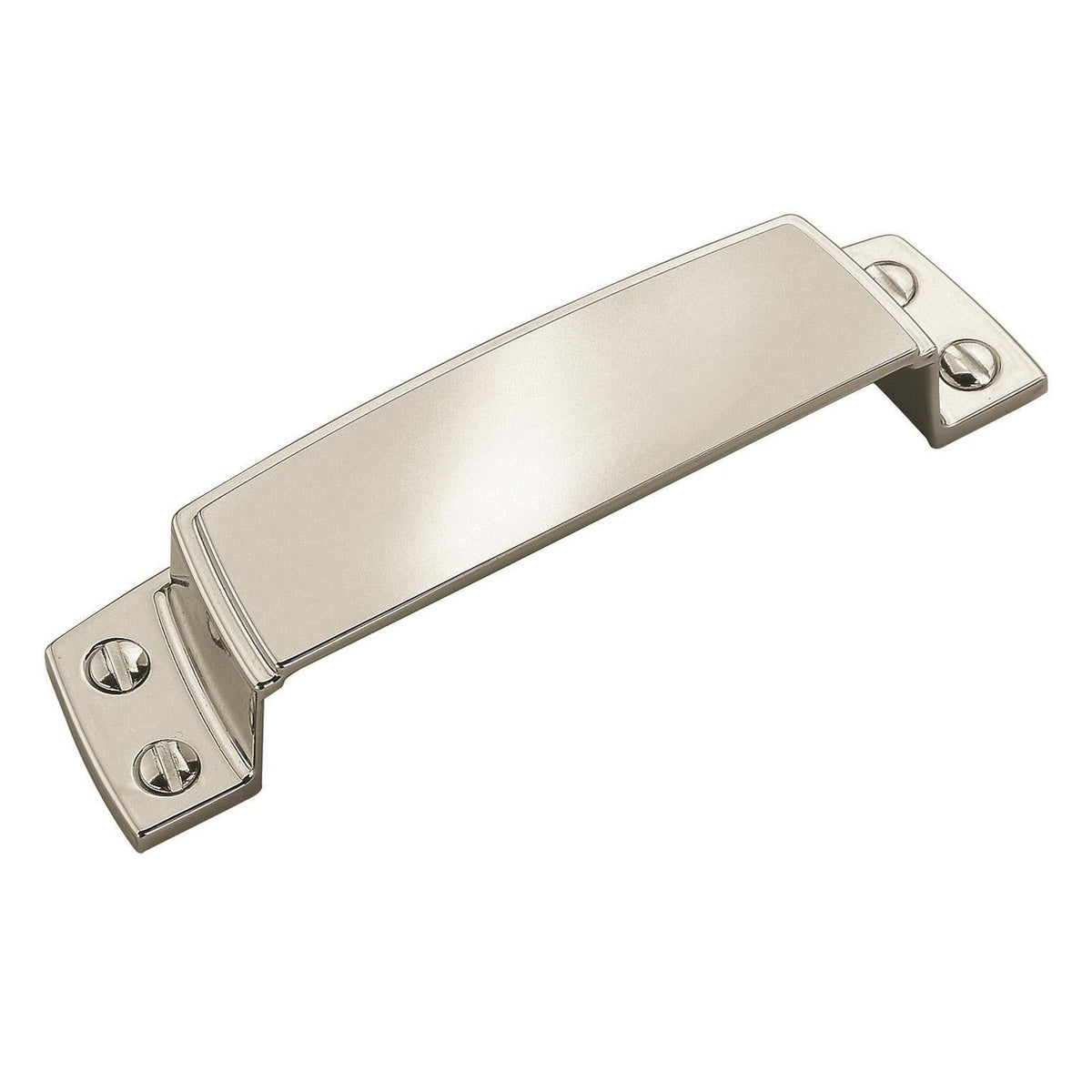Highland Ridge 31/2 inch (89mm) CentertoCenter Polished Nickel Cabinet Cup Pull