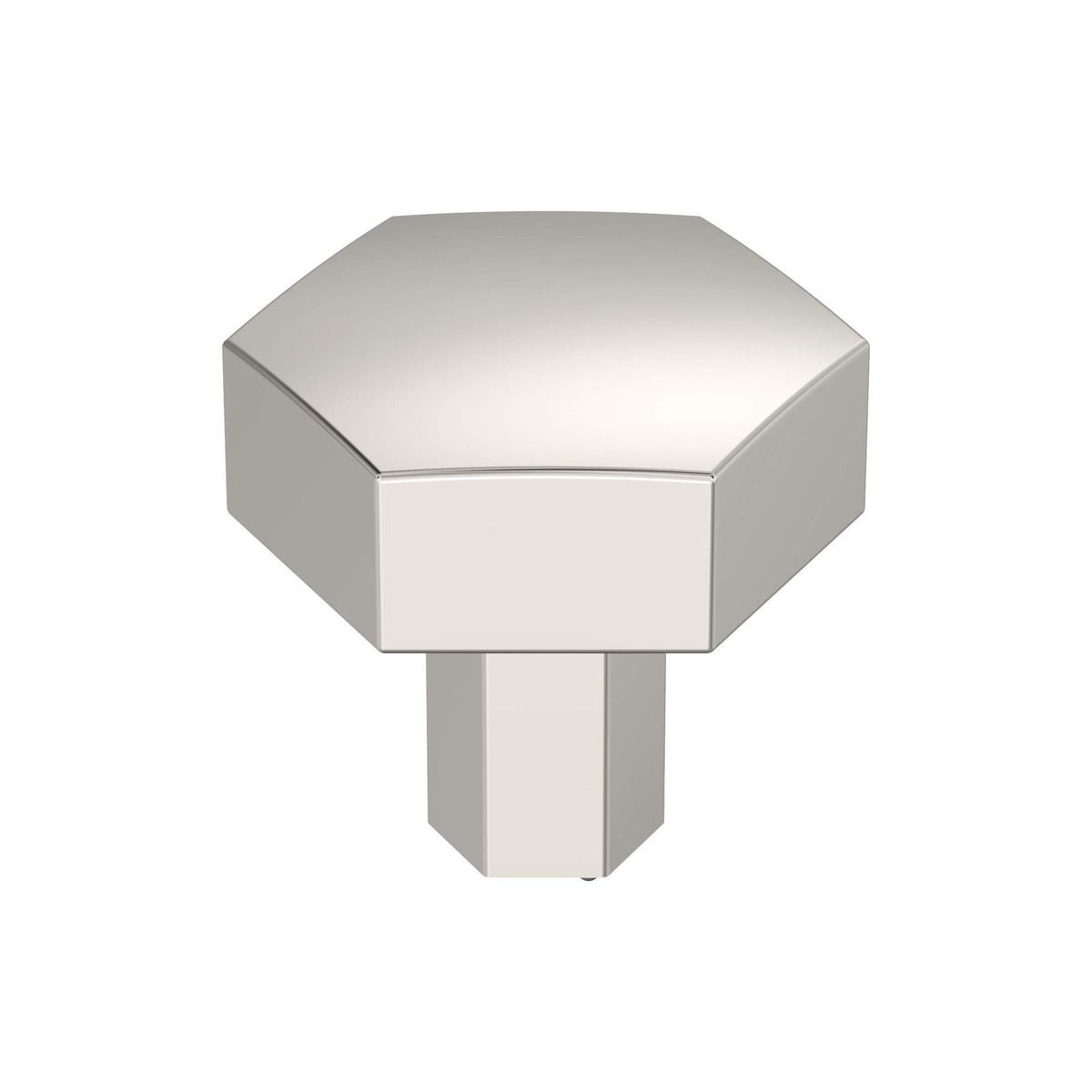 Caliber 11/4 inch (32mm) Diameter Polished Nickel Cabinet Knob