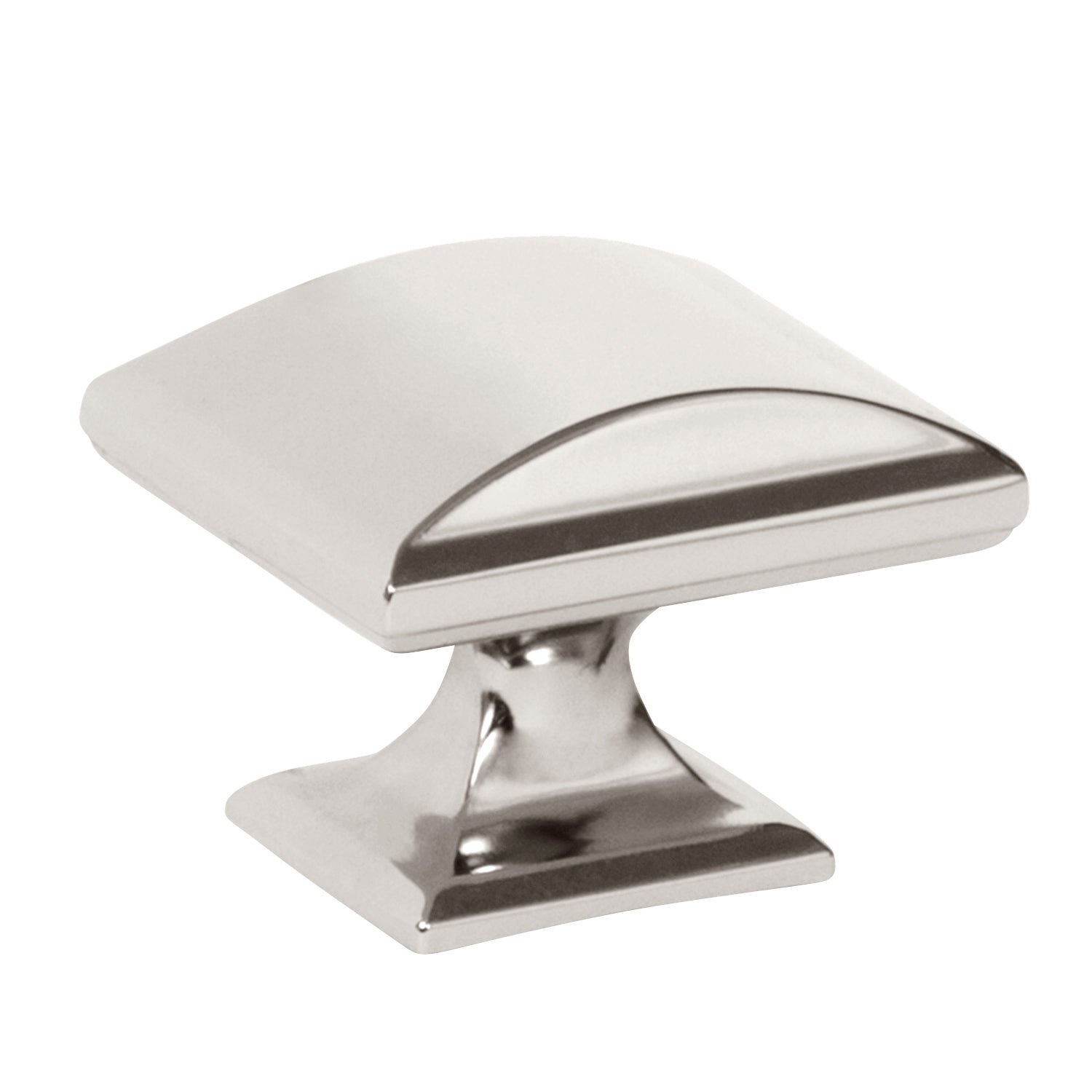 Candler 11/2 inch (38mm) Length Polished Nickel Cabinet Knob