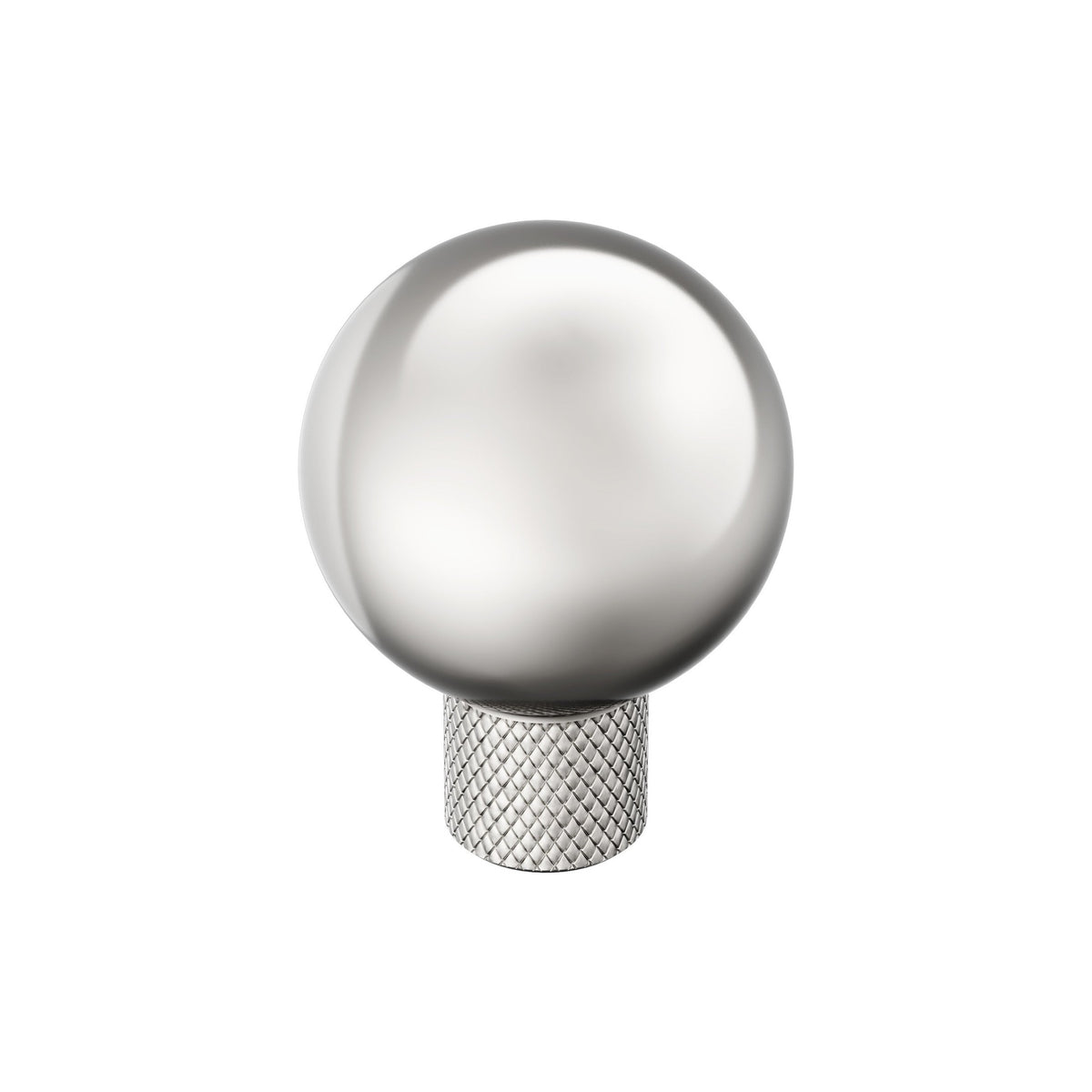 Collet 11/8 inch (29mm) Diameter Polished Nickel Cabinet Knob