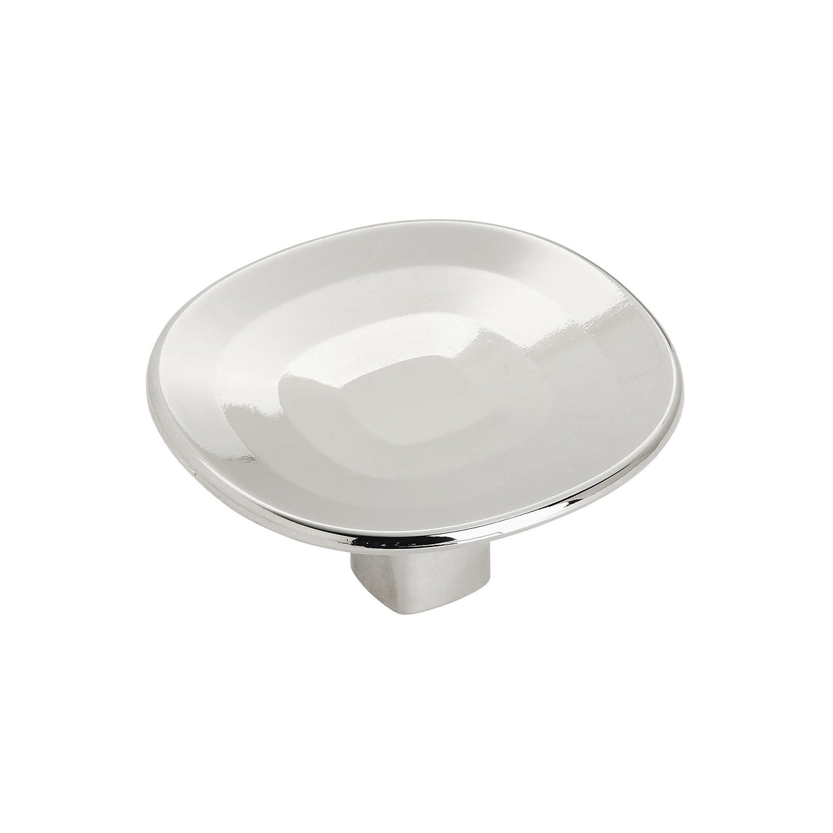 Concentric 19/16 inch (40mm) Diameter Polished Nickel Cabinet Knob