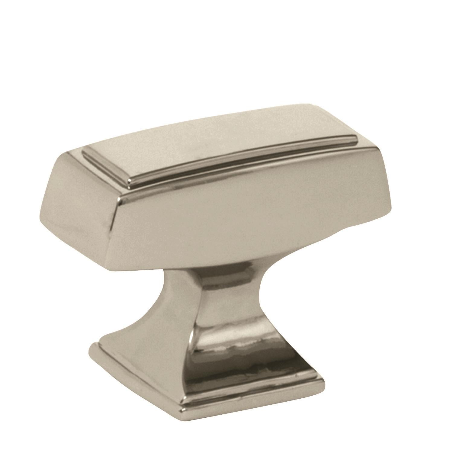 Mulholland 11/2 inch (38mm) Length Polished Nickel Cabinet Knob