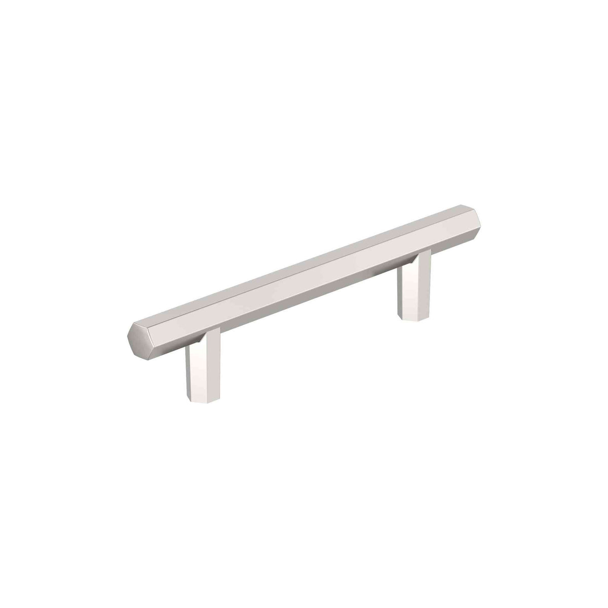 Caliber 33/4 inch (96mm) CentertoCenter Polished Nickel Cabinet Pull