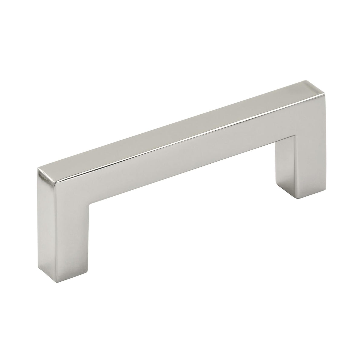Monument 3 inch (76mm) CentertoCenter Polished Nickel Cabinet Pull