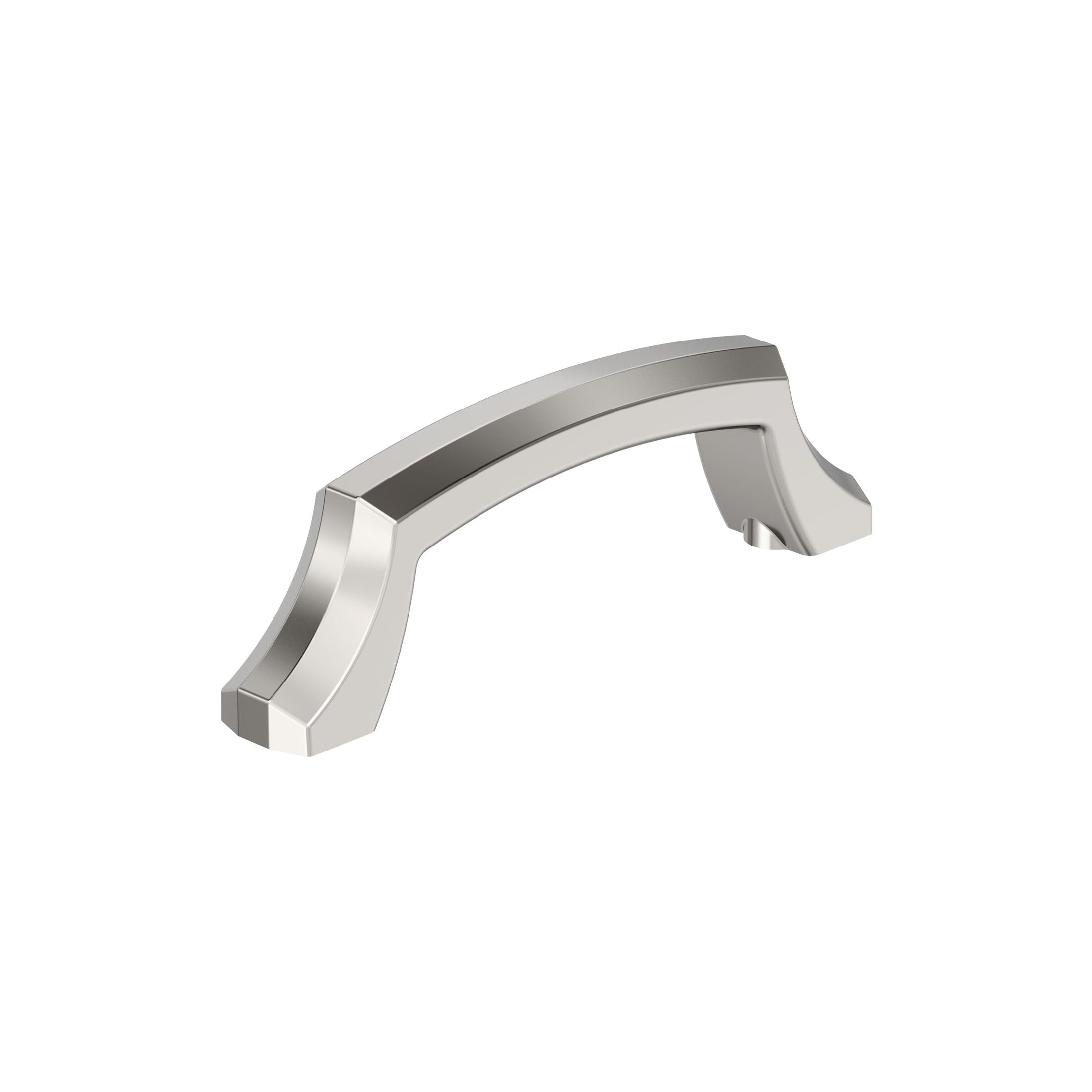 Bellamy 3 inch (76mm) CentertoCenter Polished Nickel Cabinet Pull