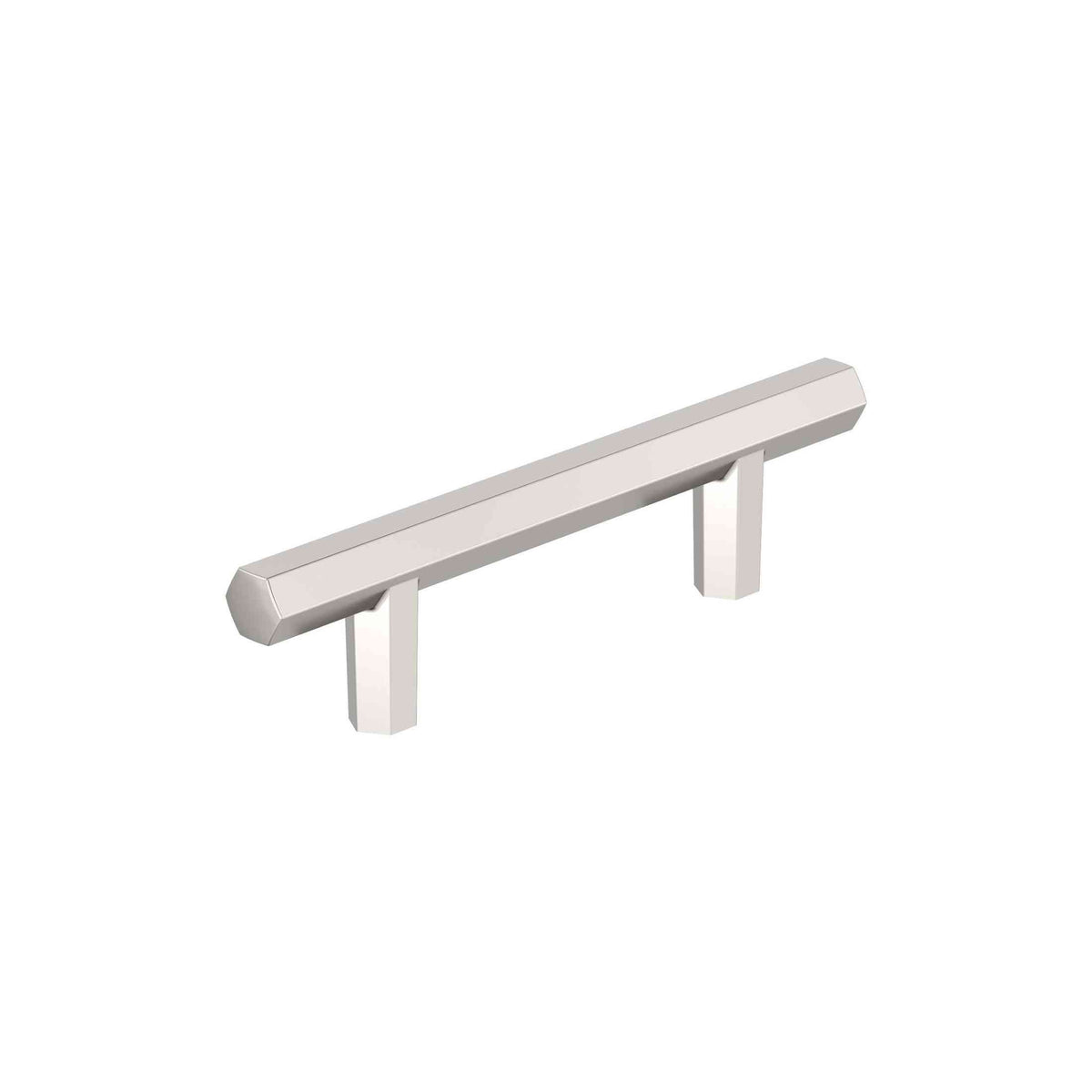 Caliber 3 inch (76mm) CentertoCenter Polished Nickel Cabinet Pull