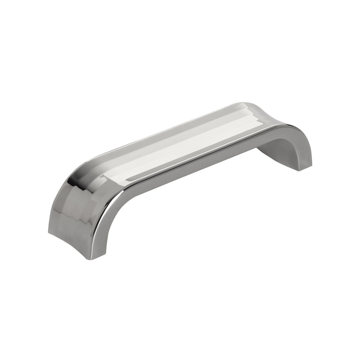 Concentric 33/4 inch (96mm) CentertoCenter Polished Nickel Cabinet Pull
