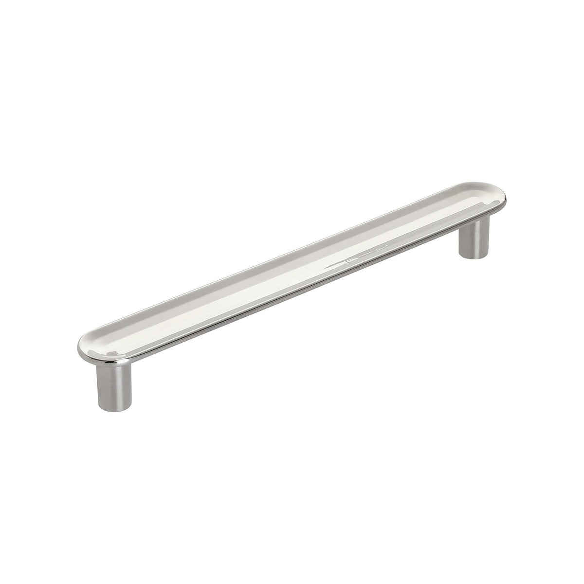 Concentric 51/16 inch (128mm) CentertoCenter Polished Nickel Cabinet Pull