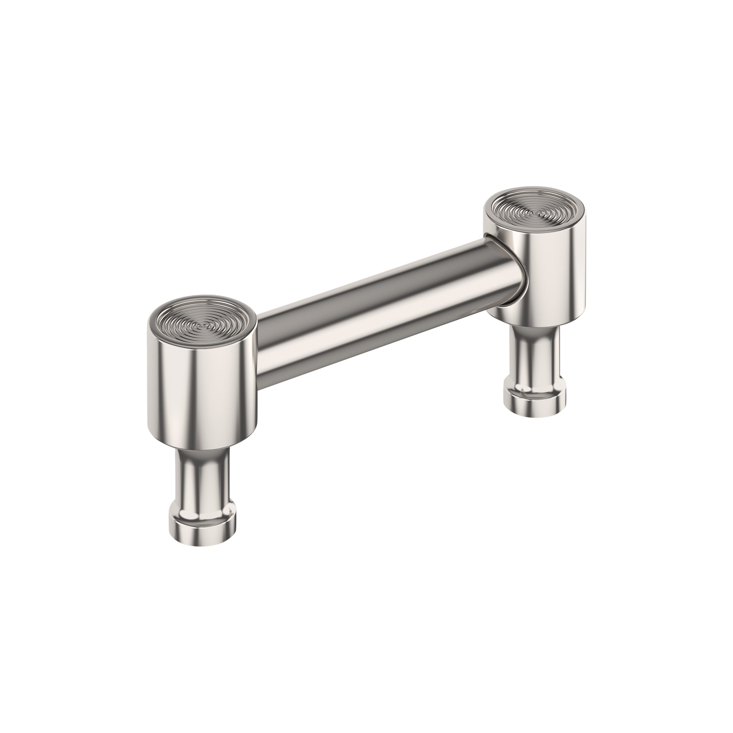 Dupont Circle 3 inch (76mm) Center-to-Center Polished Nickel Cabinet Pull