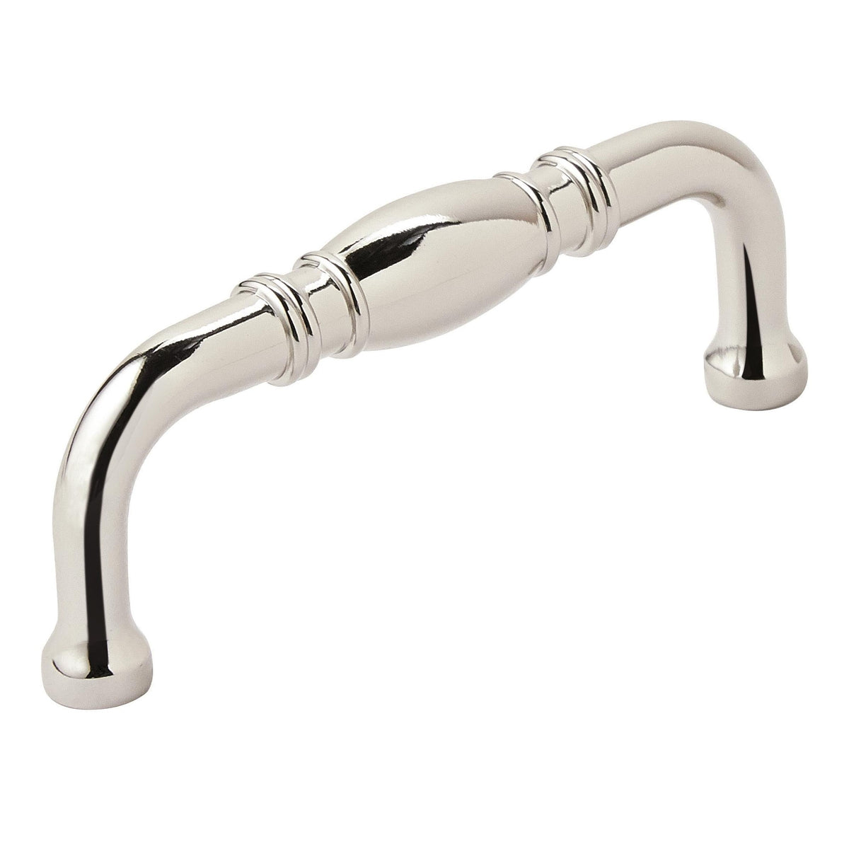 Granby 3 inch (76mm) CentertoCenter Polished Nickel Cabinet Pull