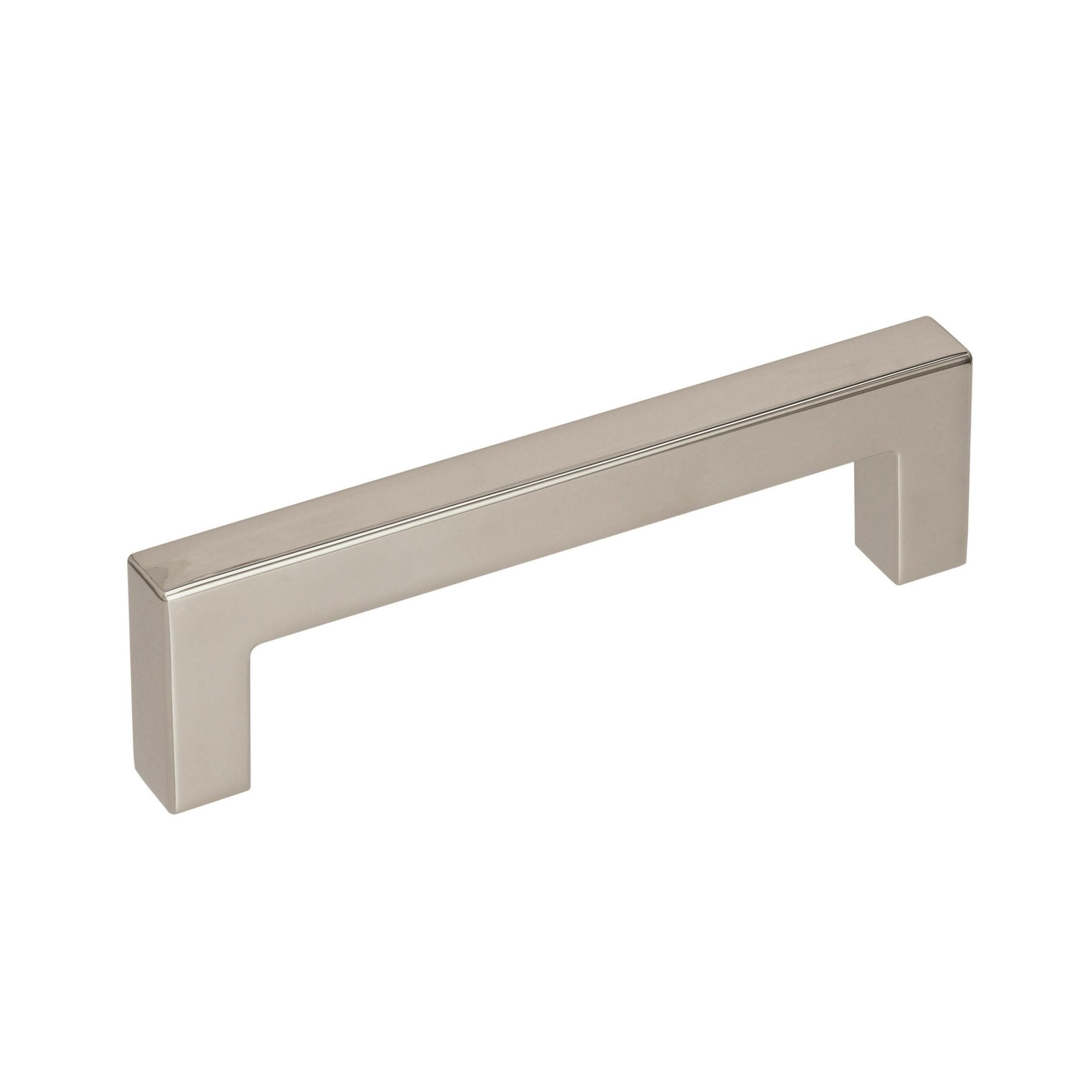Monument 33/4 inch (96mm) CentertoCenter Polished Nickel Cabinet Pull
