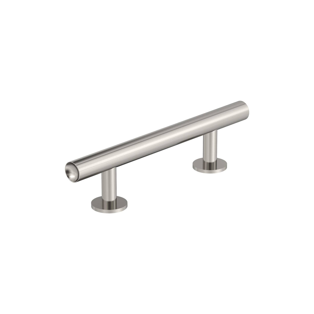 Radius 3 inch (76mm) CentertoCenter Polished Nickel Cabinet Pull