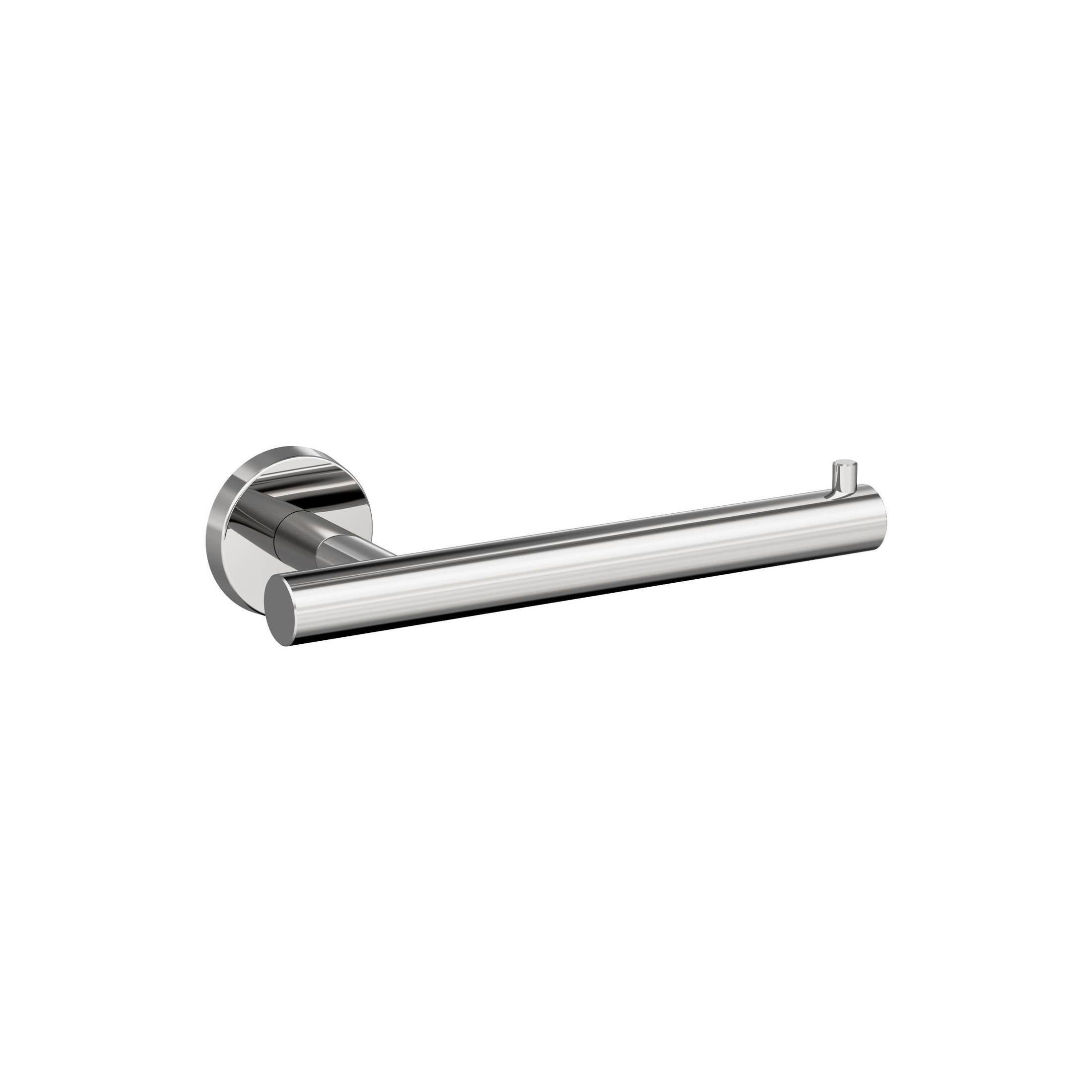 Arrondi Polished Stainless Steel Single Post Tissue Holder