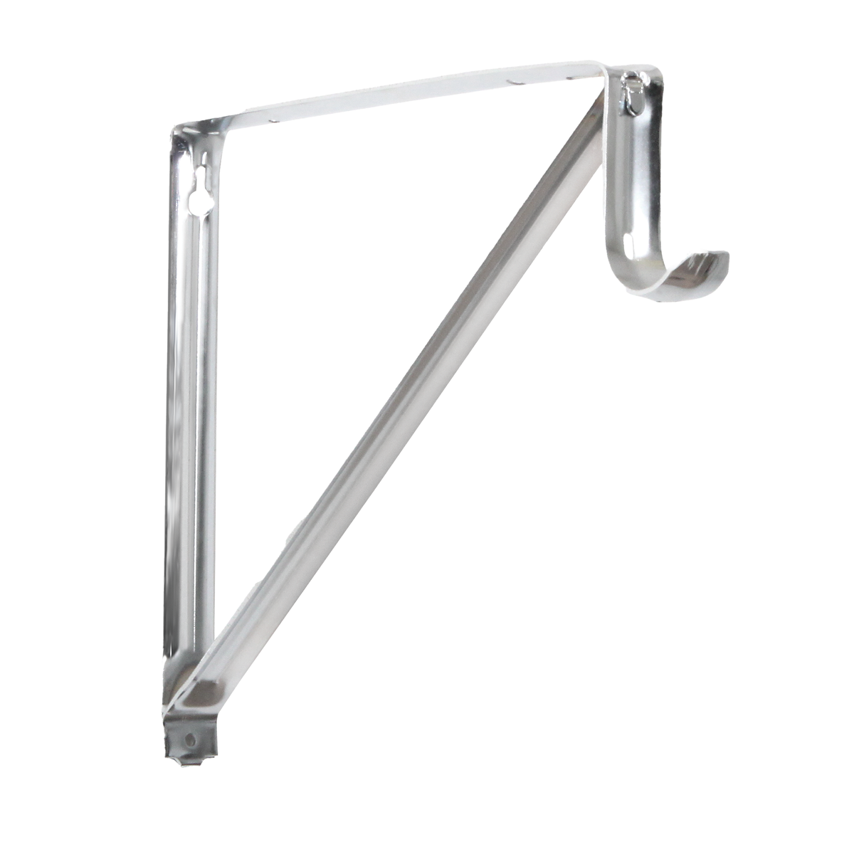 0045 Fixed Shelf and Rod Bracket with 3" Hook