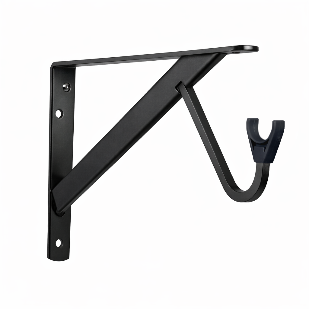 0495 Heavy-Duty Slide Thru Shelf and Rod Bracket with 3" Hook