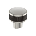 Esquire 11/4 inch (32mm) Diameter Satin Nickel/OilRubbed Bronze Cabinet Knob
