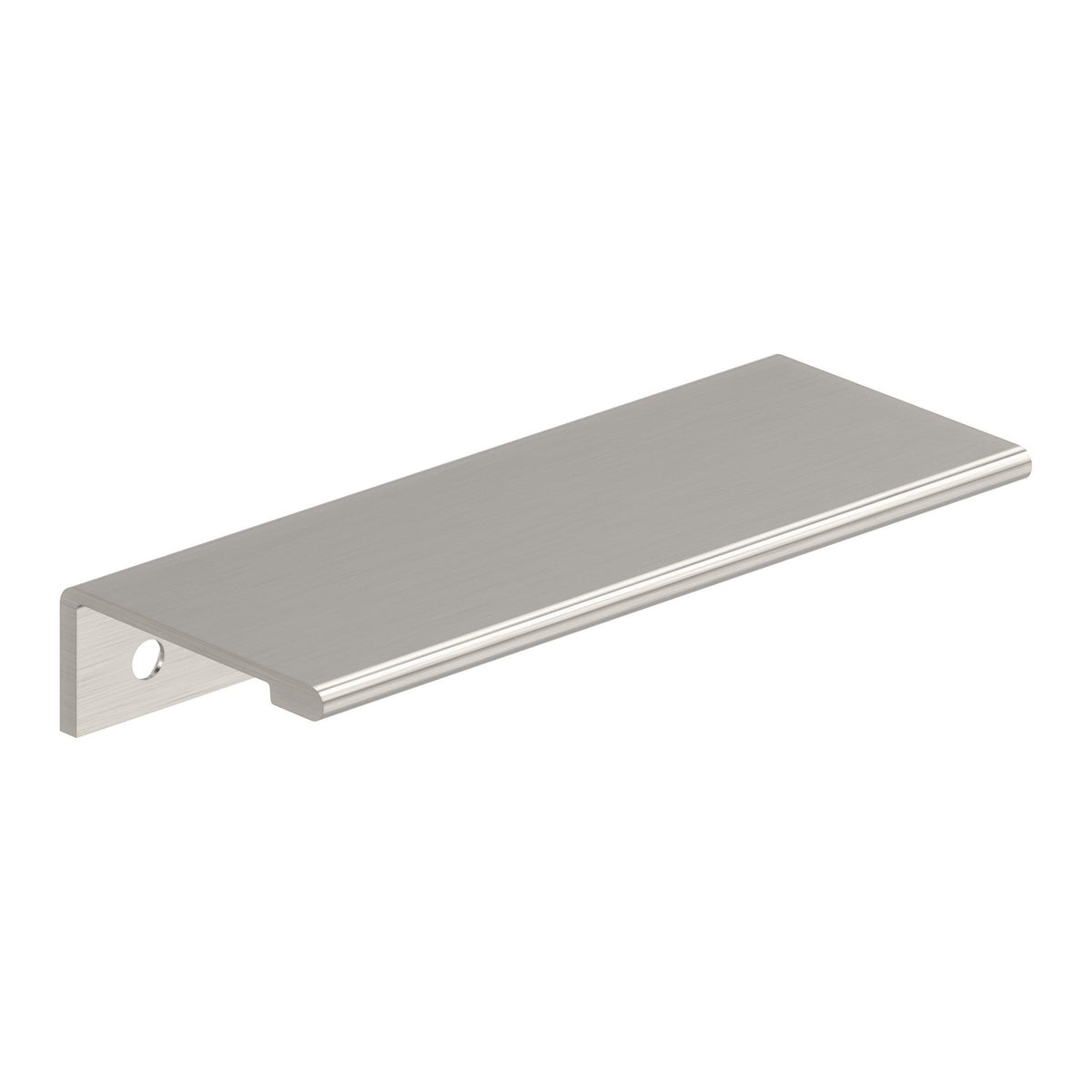 Streamline II 4 inch (102mm) Length Satin Nickel Cabinet Edge Pull