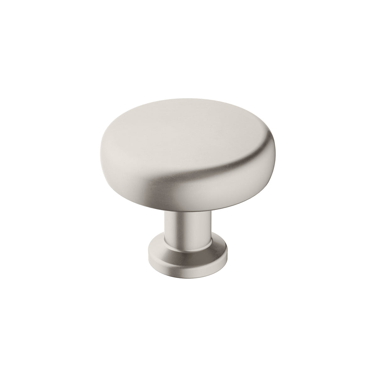 Factor 11/4 inch (32mm) Diameter Satin Nickel Cabinet Knob