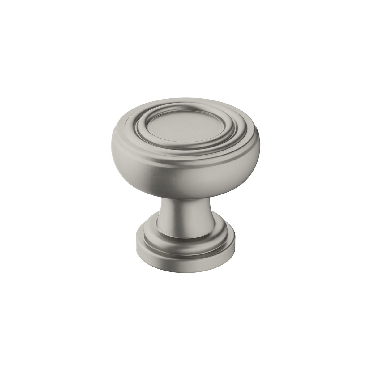 Ville 11/8 inch (29mm) Diameter Satin Nickel Cabinet Knob