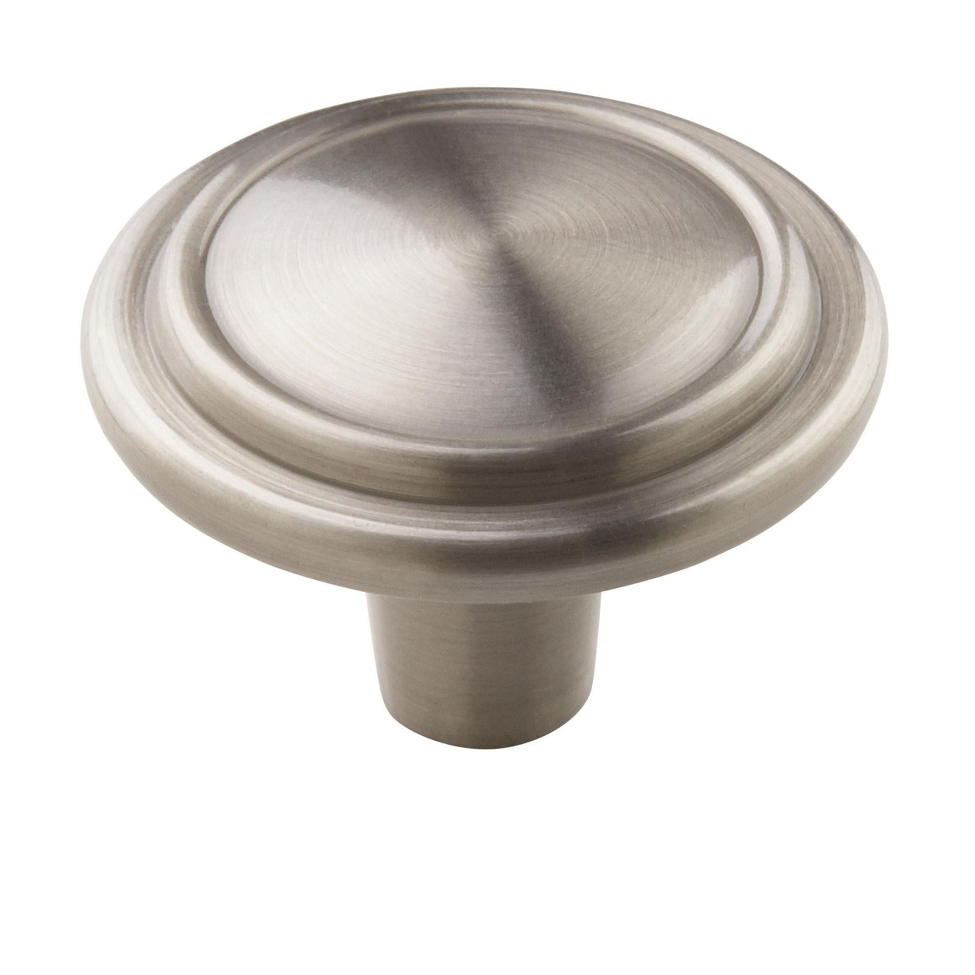 Hatfield 11/4 inch (32mm) Diameter Satin Nickel Cabinet Knob