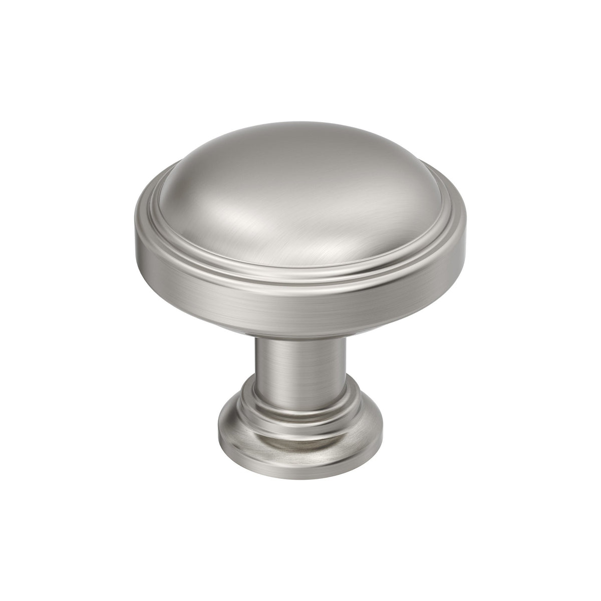 Enlivity 11/4 inch (32mm) Diameter Satin Nickel Cabinet Knob