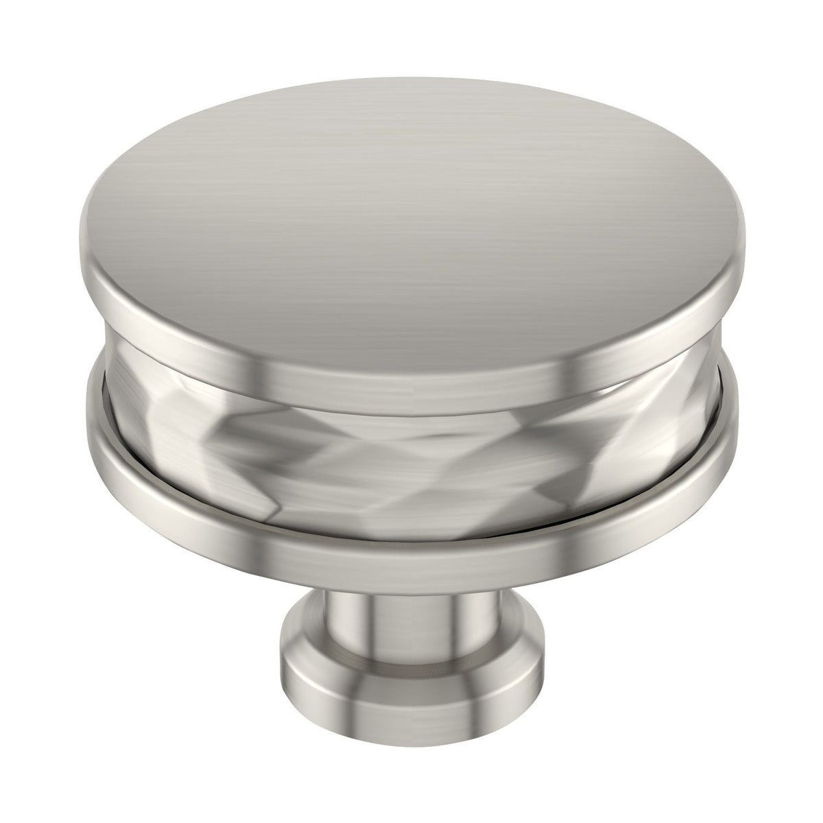 Fairfax 1-1/2 inch (38mm) Diameter Satin Nickel Cabinet Knob