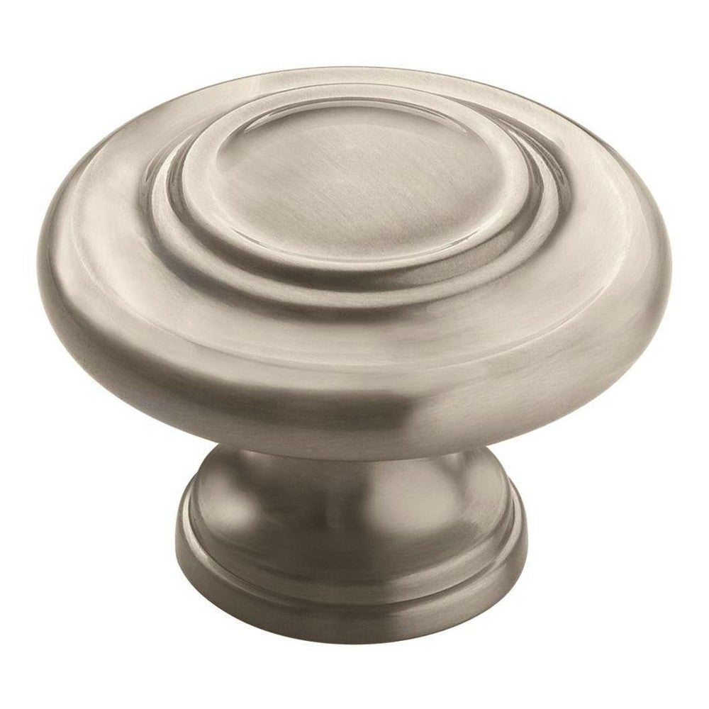 Inspirations 13/4 inch (44mm) Diameter Satin Nickel Cabinet Knob
