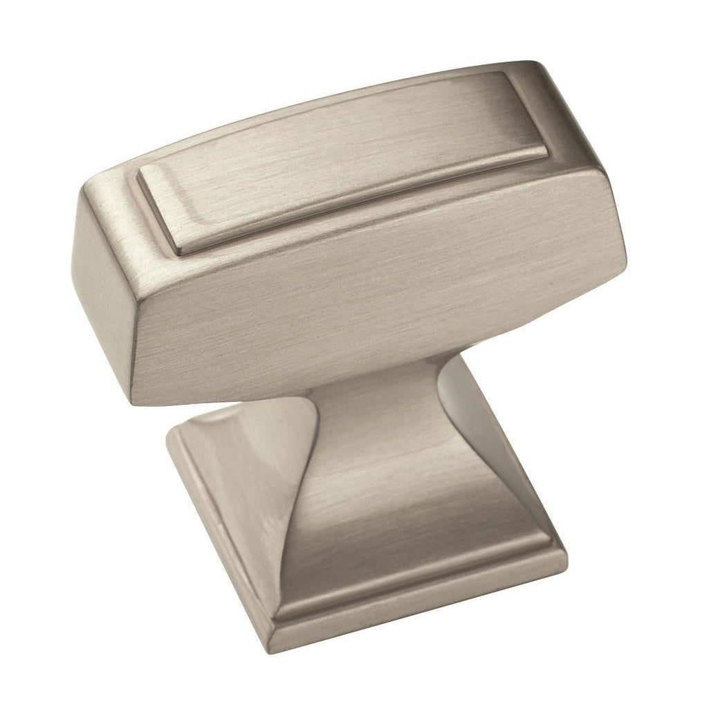 Mulholland 11/4 inch (32mm) Length Satin Nickel Cabinet Knob