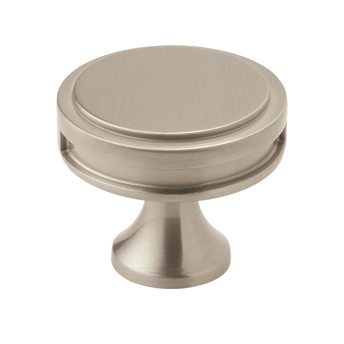 Oberon 13/8 inch (35mm) Diameter Satin Nickel Cabinet Knob