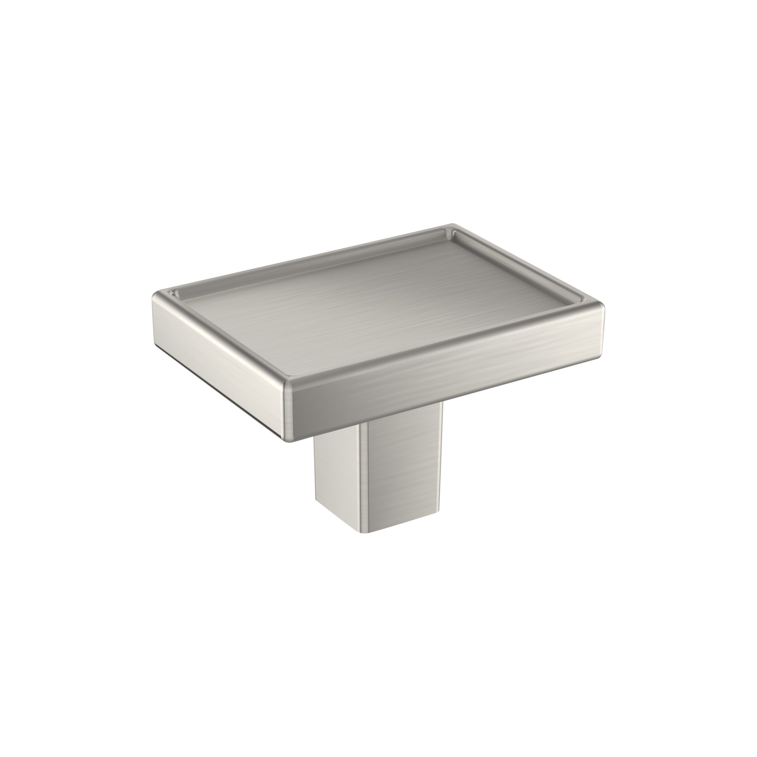 Rockhurst 1-5/8 inch (41mm) Length Satin Nickel Cabinet Knob