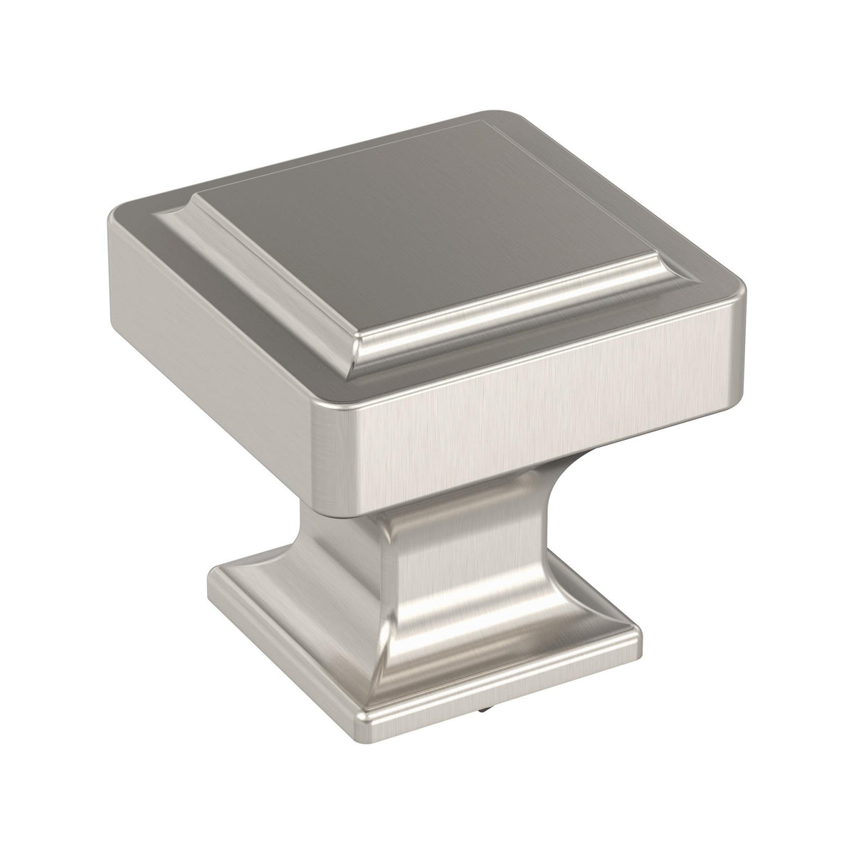 Eleva 13/16 inch (30mm) Length Satin Nickel Cabinet Knob