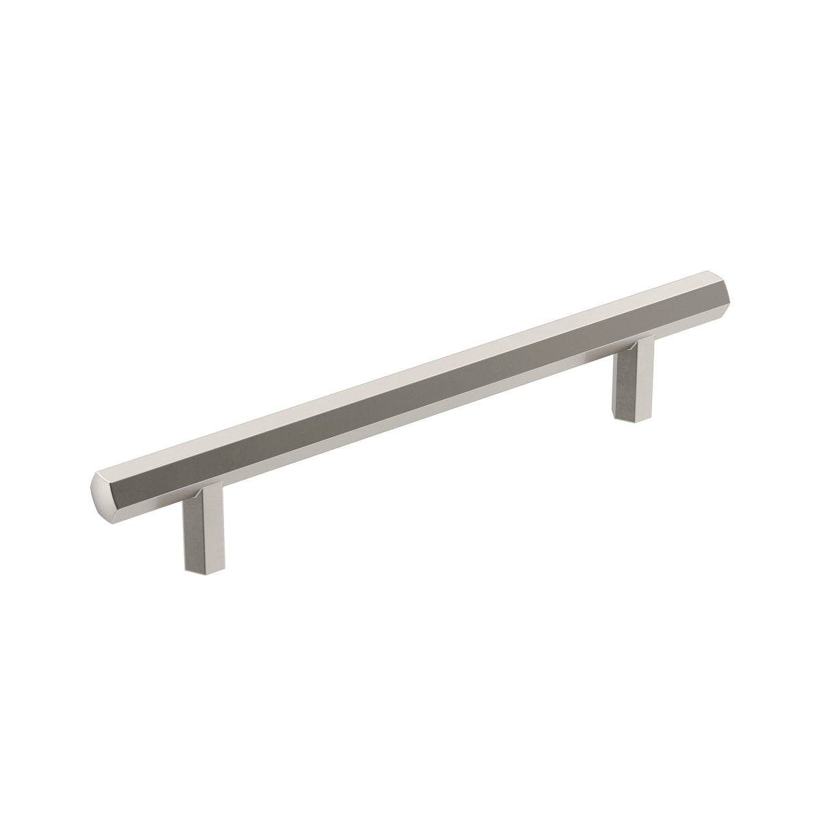 Caliber 51/16 inch (128mm) CentertoCenter Satin Nickel Cabinet Pull