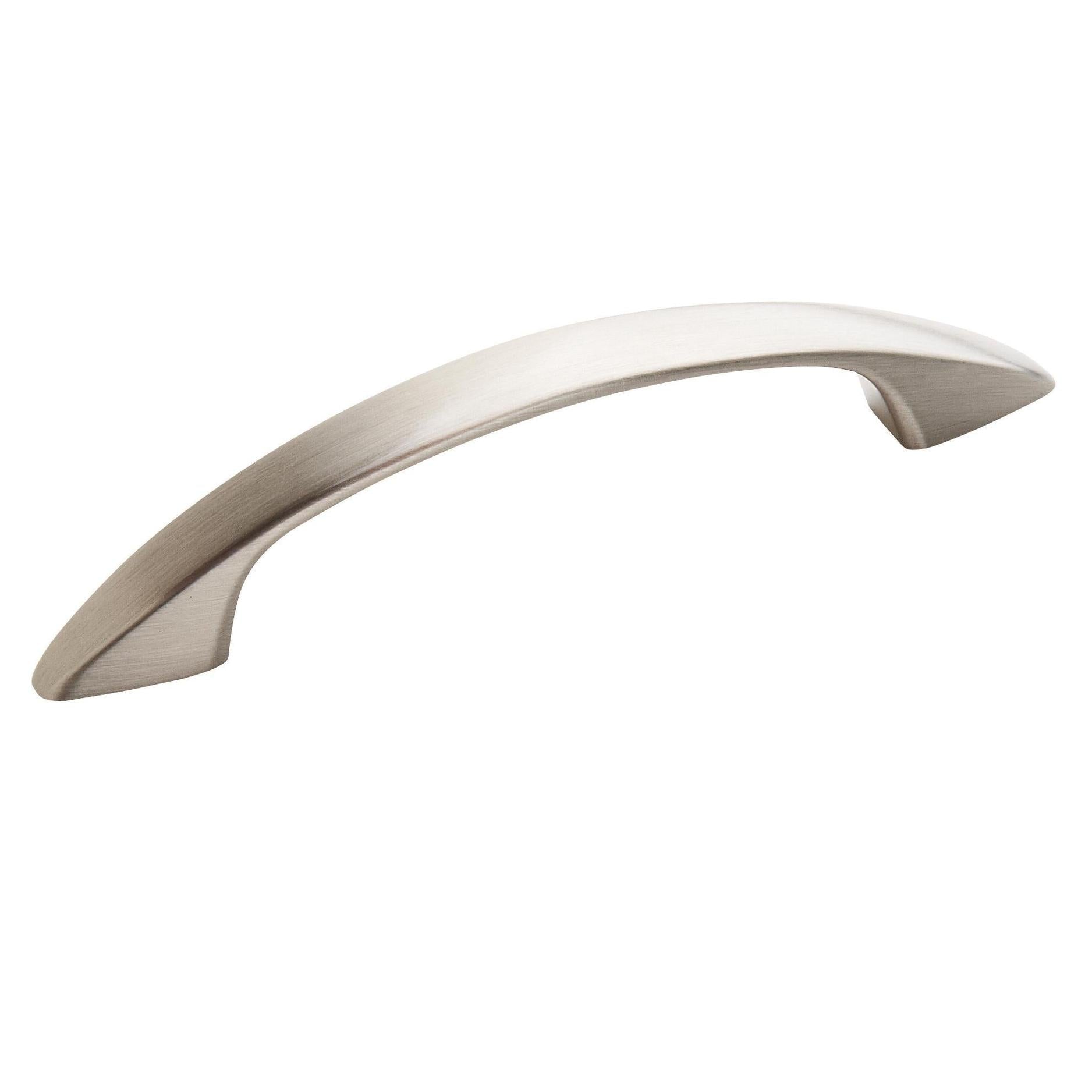 Arc 3 inch (76mm) CentertoCenter Satin Nickel Cabinet Pull