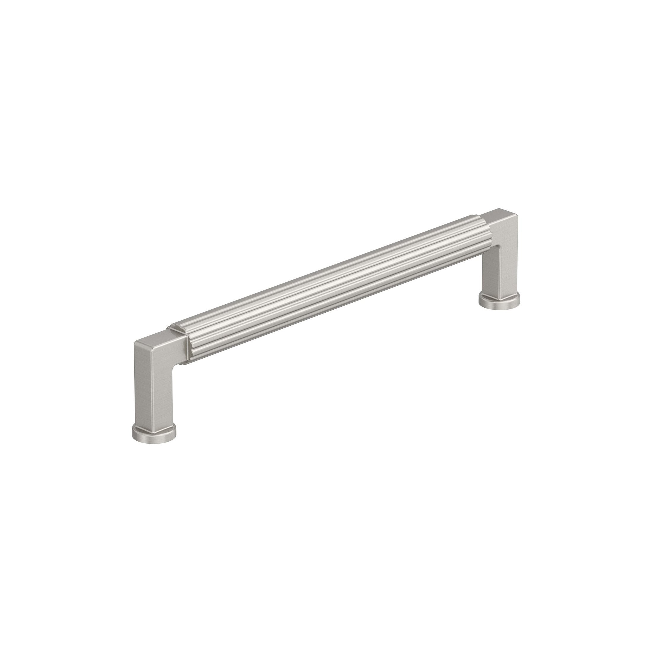 Ballard 65/16 inch (160mm) CentertoCenter Satin Nickel Cabinet Pull