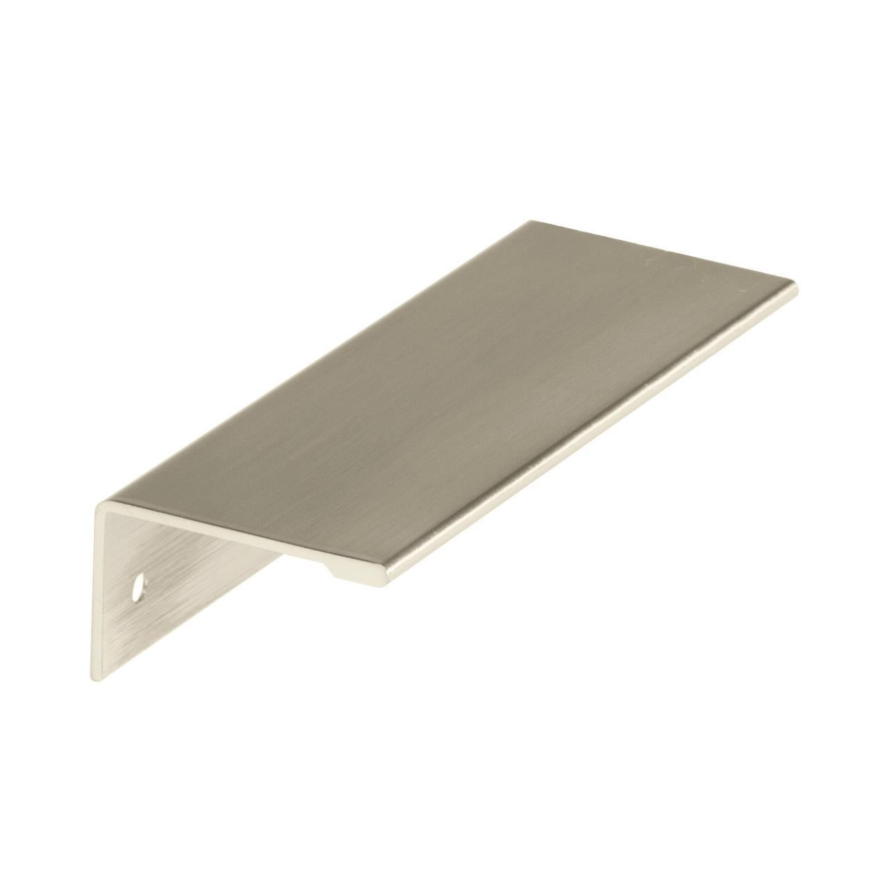 Edge Pulls 33/4 inch (96mm) CentertoCenter Satin Nickel Cabinet Edge Pull