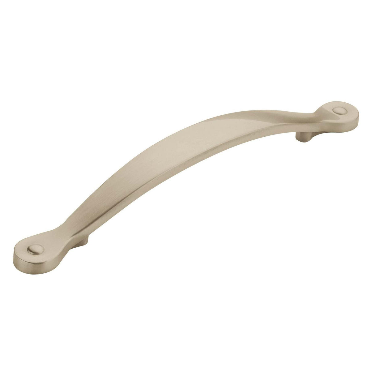 Inspirations 51/16 inch (128mm) CentertoCenter Satin Nickel Cabinet Pull