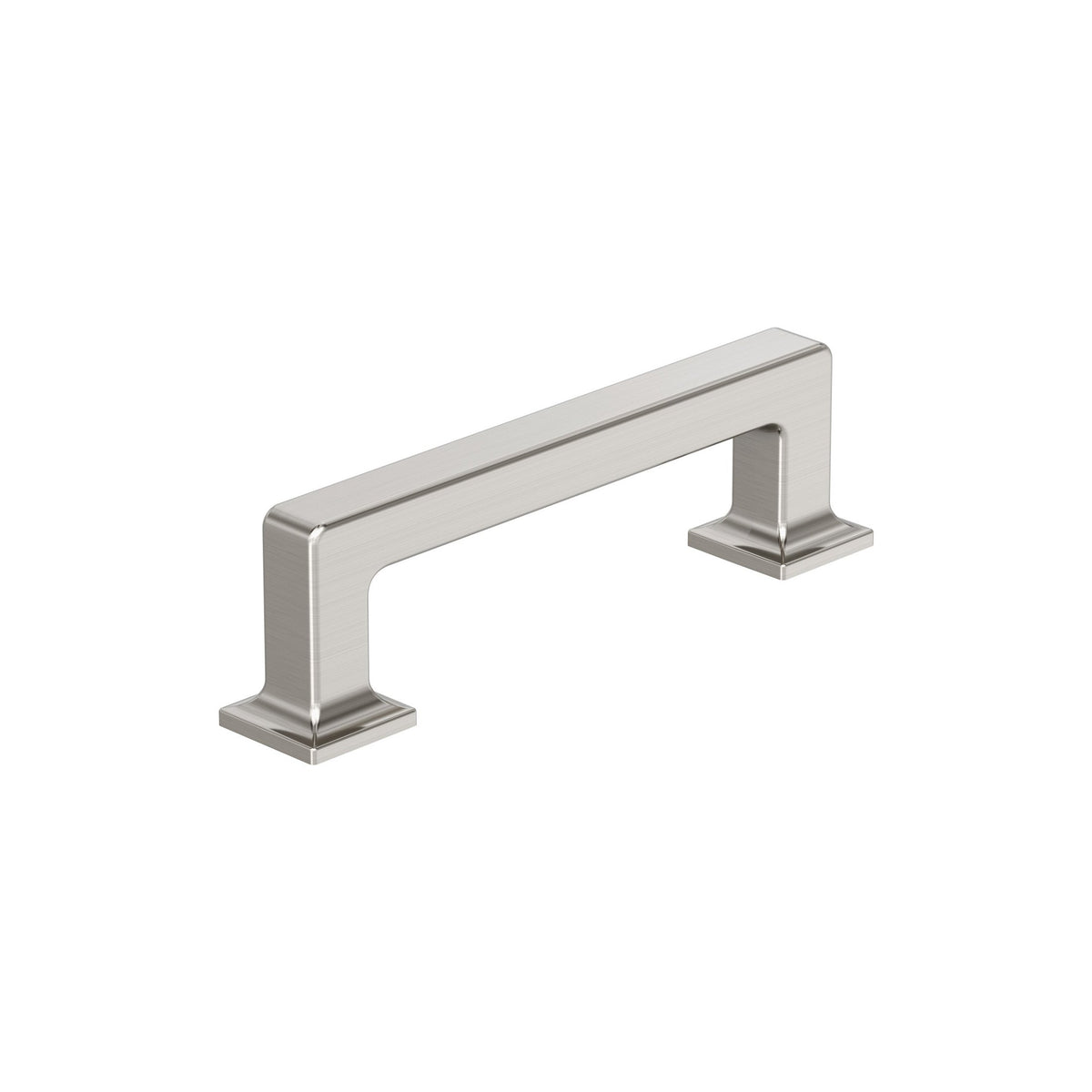Lintel 33/4 inch (96mm) CentertoCenter Satin Nickel Cabinet Pull