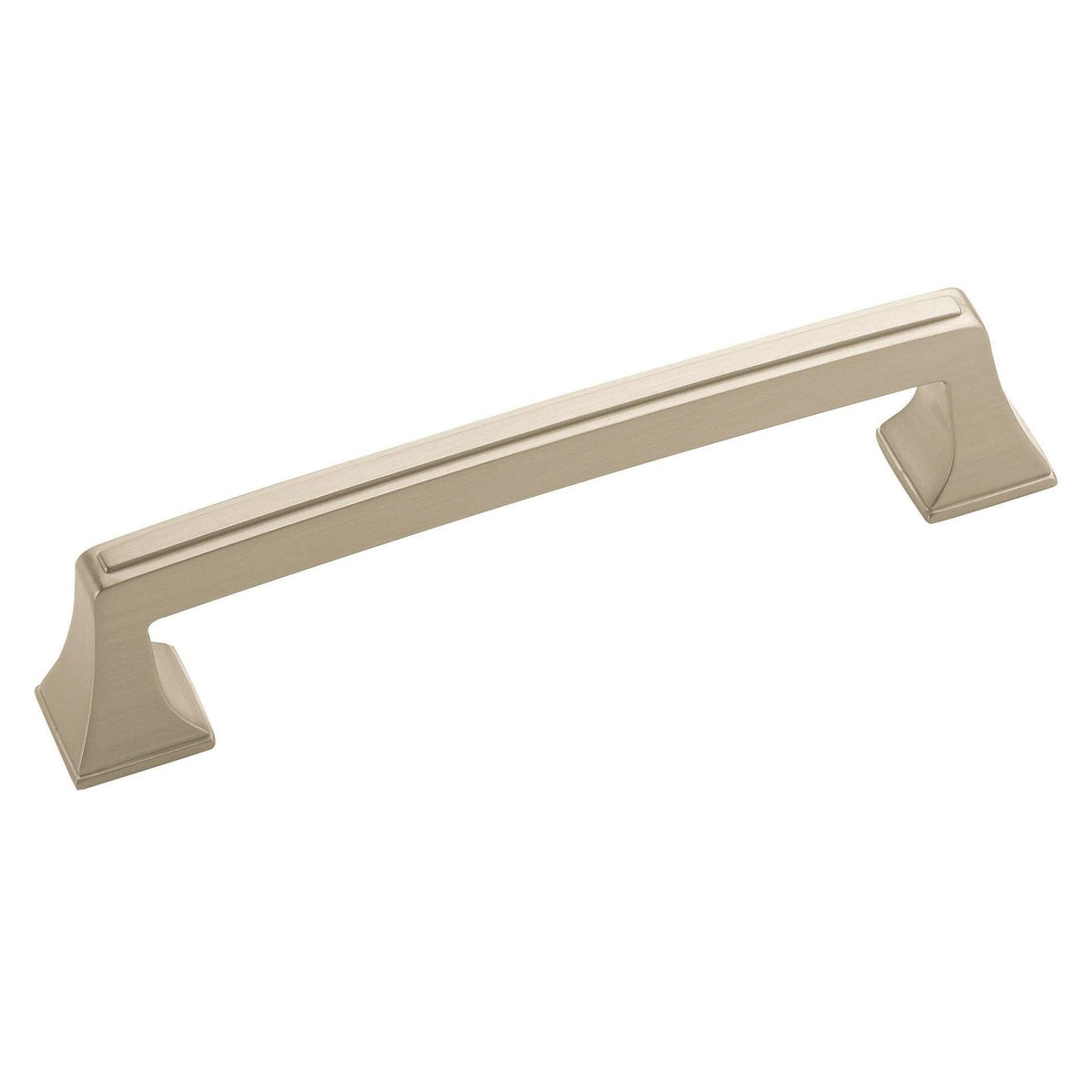 Mulholland 51/16 inch (128mm) CentertoCenter Satin Nickel Cabinet Pull